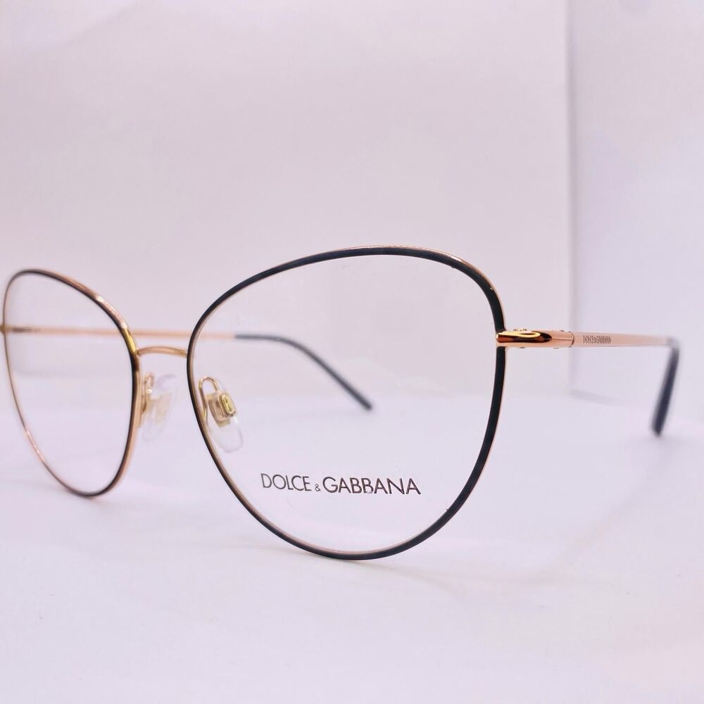 Dolce & Gabbana Eyeglasses Frames DG 1301 01 55 [] 15 140 Rose Gold Authentic